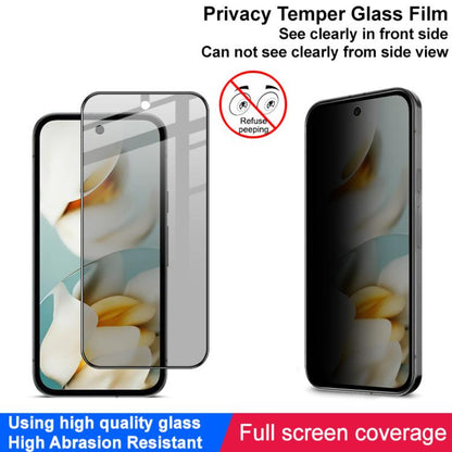 For Google Pixel 9a imak HD Full Screen Privacy Tempered Glass Protective Film - Google Tempered Glass by imak | Online Shopping UK | buy2fix