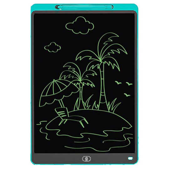 Children Drawing Graffiti Board LCD Writing Tablet, Style:16 inch Blue / Green Writing