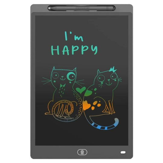 Children Drawing Graffiti Board LCD Writing Tablet, Style:20 inch Black / Color Writing