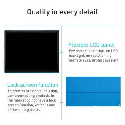 Children Drawing Graffiti Board LCD Writing Tablet, Style:20 inch Black / Color Writing -  by buy2fix | Online Shopping UK | buy2fix