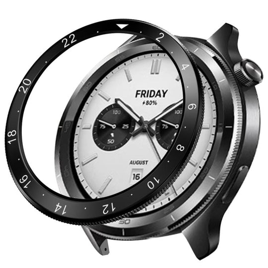 For Xiaomi Watch S4 / Watch S3 Number Dots Smart Watch PC Bezel Ring Frame(Black)