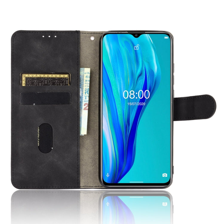 For Ulefone Note 9P Solid Color Skin Feel Magnetic Buckle Horizontal Flip Calf Texture PU Leather Case with Holder & Card Slots & Wallet(Black) by buy2fix