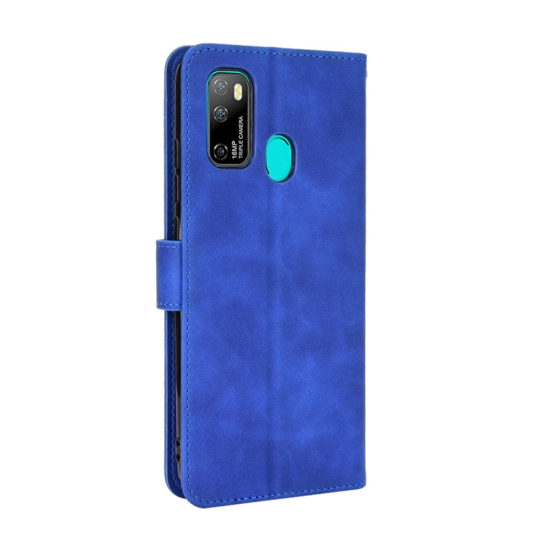For Ulefone Note 9P Solid Color Skin Feel Magnetic Buckle Horizontal Flip Calf Texture PU Leather Case with Holder & Card Slots & Wallet(Blue) by buy2fix