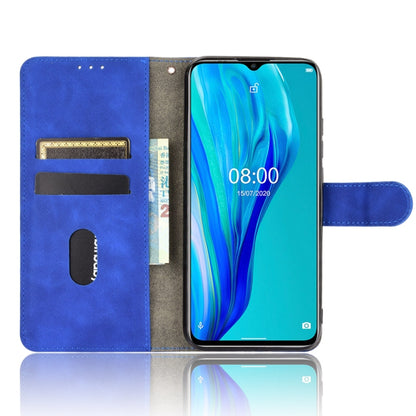 For Ulefone Note 9P Solid Color Skin Feel Magnetic Buckle Horizontal Flip Calf Texture PU Leather Case with Holder & Card Slots & Wallet(Blue) by buy2fix