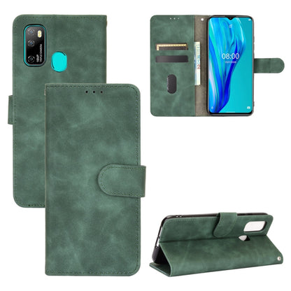 For Ulefone Note 9P Solid Color Skin Feel Magnetic Buckle Horizontal Flip Calf Texture PU Leather Case with Holder & Card Slots & Wallet(Green) by buy2fix