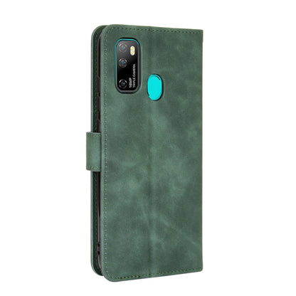 For Ulefone Note 9P Solid Color Skin Feel Magnetic Buckle Horizontal Flip Calf Texture PU Leather Case with Holder & Card Slots & Wallet(Green) by buy2fix