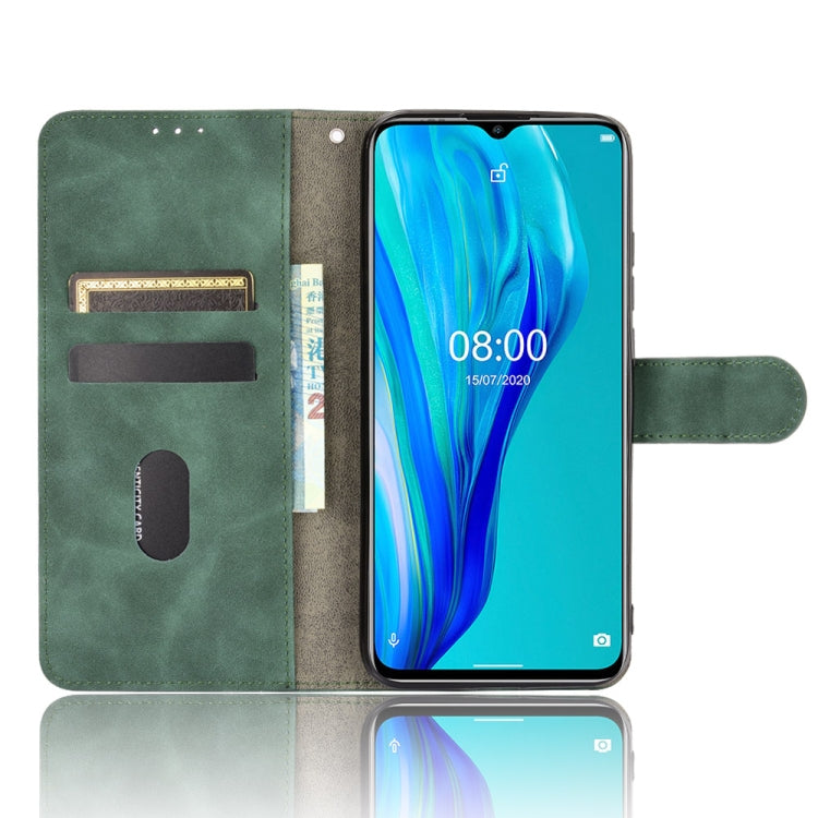 For Ulefone Note 9P Solid Color Skin Feel Magnetic Buckle Horizontal Flip Calf Texture PU Leather Case with Holder & Card Slots & Wallet(Green) by buy2fix
