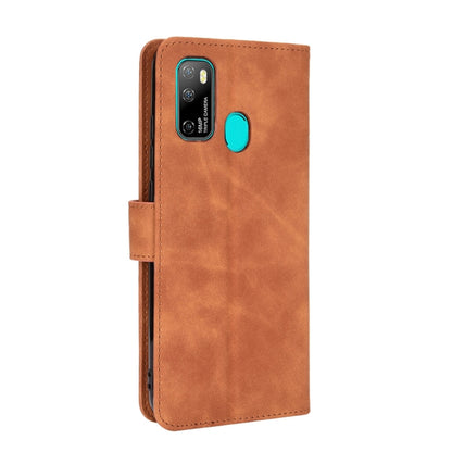 For Ulefone Note 9P Solid Color Skin Feel Magnetic Buckle Horizontal Flip Calf Texture PU Leather Case with Holder & Card Slots & Wallet(Brown) by buy2fix