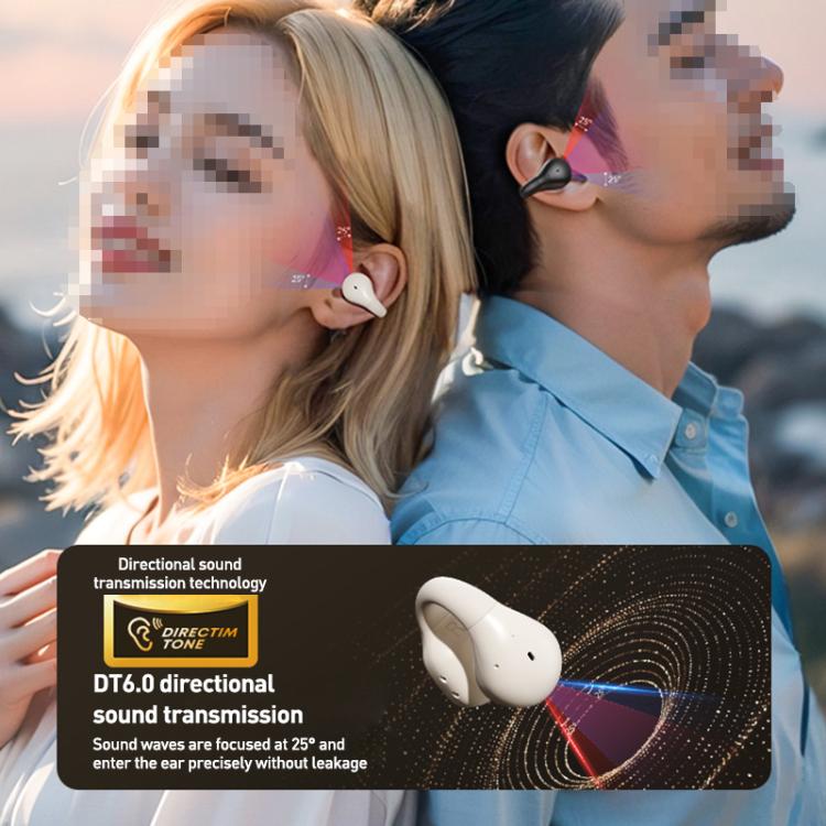 Langsdom TS03 Pro Clip-On Wireless Bluetooth Earphones(Beige) - Bluetooth Earphone by Langsdom | Online Shopping UK | buy2fix