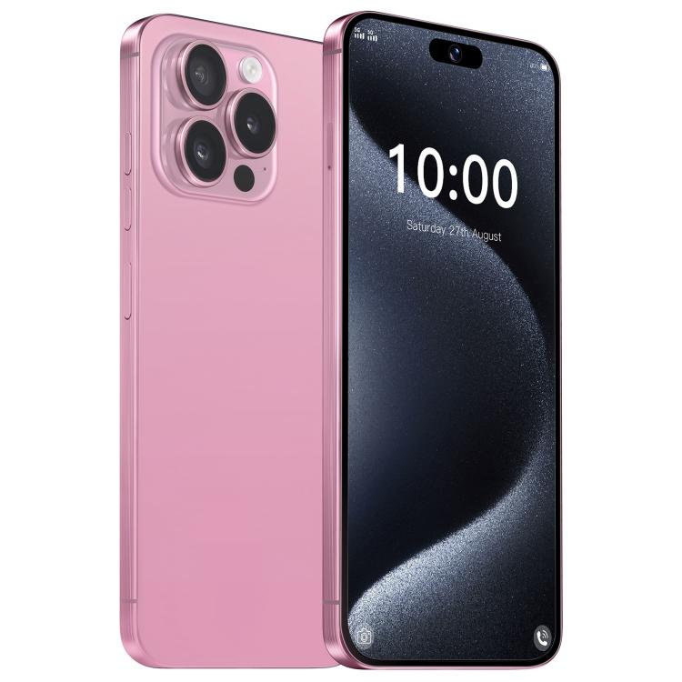 I16 Pro Max / VD1, 3GB+32GB, 6.8 inch Android 10 MTK6753 Octa Core, Network: 4G, Dual SIM, Plug:EU Plug(Pink) -  by buy2fix | Online Shopping UK | buy2fix
