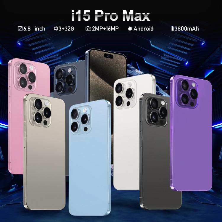 I16 Pro Max / VD1, 3GB+32GB, 6.8 inch Android 10 MTK6753 Octa Core, Network: 4G, Dual SIM, Plug:AU Plug(Pink) -  by buy2fix | Online Shopping UK | buy2fix