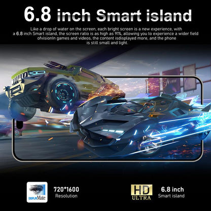I16 Pro Max / VD1, 3GB+32GB, 6.8 inch Android 10 MTK6753 Octa Core, Network: 4G, Dual SIM, Plug:AU Plug(Pink) -  by buy2fix | Online Shopping UK | buy2fix