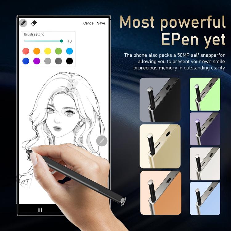 S24 Ultra / S7, 4GB+128GB, 6.75 inch Android 10 MTK6750 Octa Core, Network: 4G, Dual SIM, Plug:EU Plug(Gold) -  by buy2fix | Online Shopping UK | buy2fix