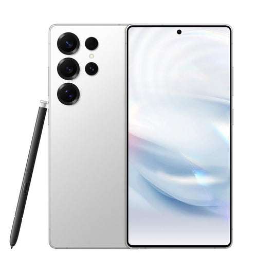 S25 Ultra / Q25, 4GB+64GB, 6.75 inch Android 12 MTK6762 Octa Core, Network: 4G, Dual SIM, with Stylus Pen, Plug:AU Plug(Titanium White Sliver) -  by buy2fix | Online Shopping UK | buy2fix