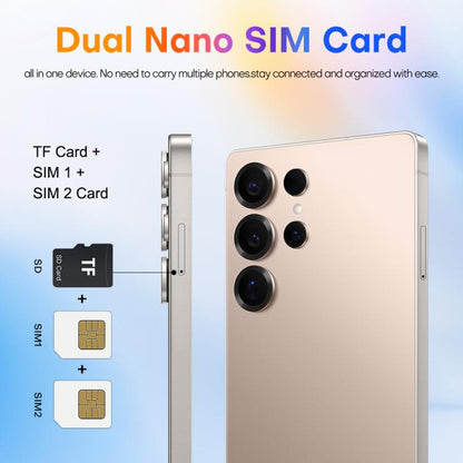 S25 Ultra / Q25, 4GB+64GB, 6.75 inch Android 12 MTK6762 Octa Core, Network: 4G, Dual SIM, with Stylus Pen, Plug:UK Plug(Titanium Pink Gold) -  by buy2fix | Online Shopping UK | buy2fix