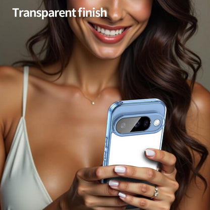 For Google Pixel 10 PC Hybrid TPU Airbag Shockproof Phone Case(Transparent Blue) - Google Cases by buy2fix | Online Shopping UK | buy2fix