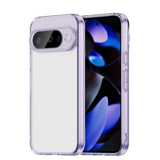 For Google Pixel 10 PC Hybrid TPU Airbag Shockproof Phone Case(Transparent Purple) - Google Cases by buy2fix | Online Shopping UK | buy2fix