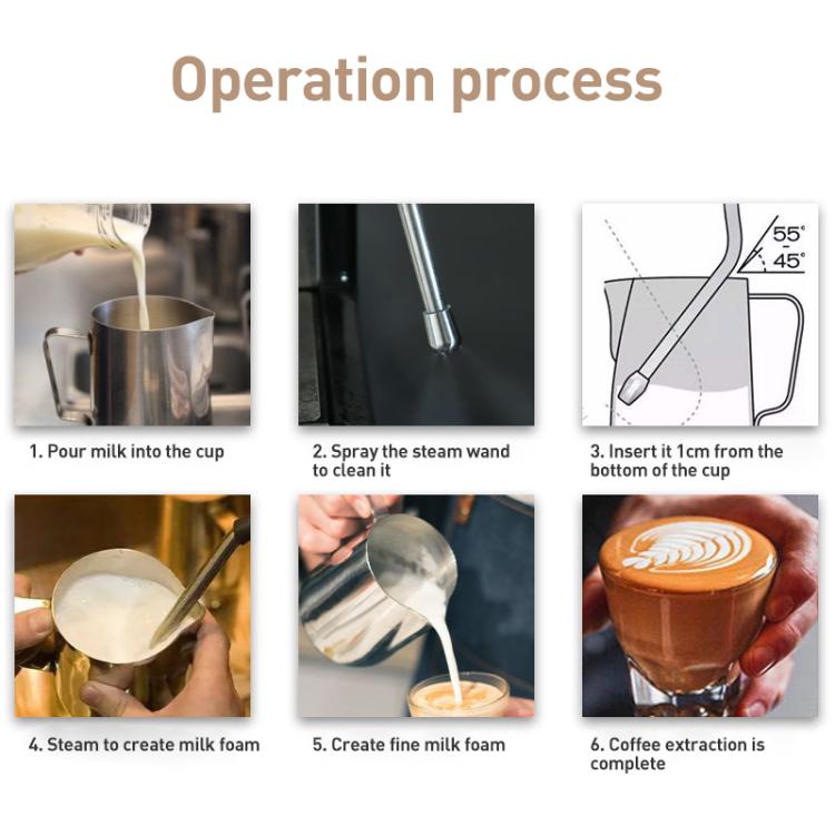 Stainless Steel Milk Frother Coffee Machine Steam Nozzle For Barsetto, 3-hole - Coffee Machine Parts by buy2fix | Online Shopping UK | buy2fix