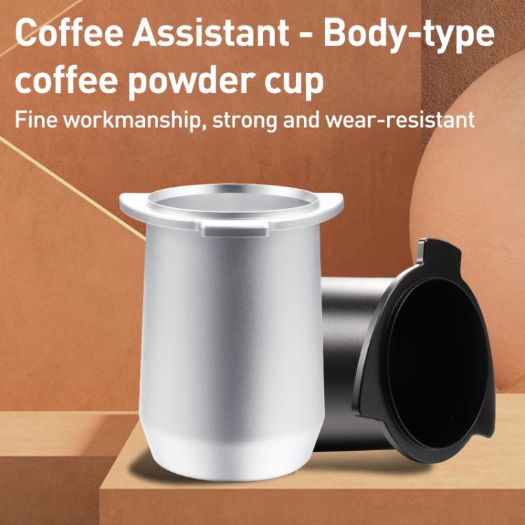 54mm Coffee Machine Handle Dosing Cup Mug Coffee Powder Feeder For Breville 8 Series(Black) - Coffee Machine Parts by buy2fix | Online Shopping UK | buy2fix