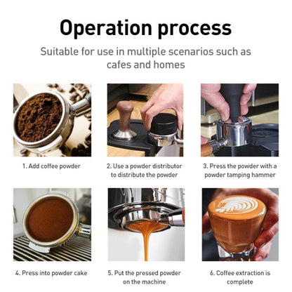 54mm Coffee Machine Handle Dosing Cup Mug Coffee Powder Feeder For Breville 8 Series(Silver) - Coffee Machine Parts by buy2fix | Online Shopping UK | buy2fix