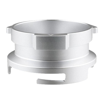 58mm Coffee Machine Handle Aluminum Alloy Rotary Buckle Powder Ring Coffee Receiving Ring For Barsetto(Silver) - Coffee Machine Parts by buy2fix | Online Shopping UK | buy2fix