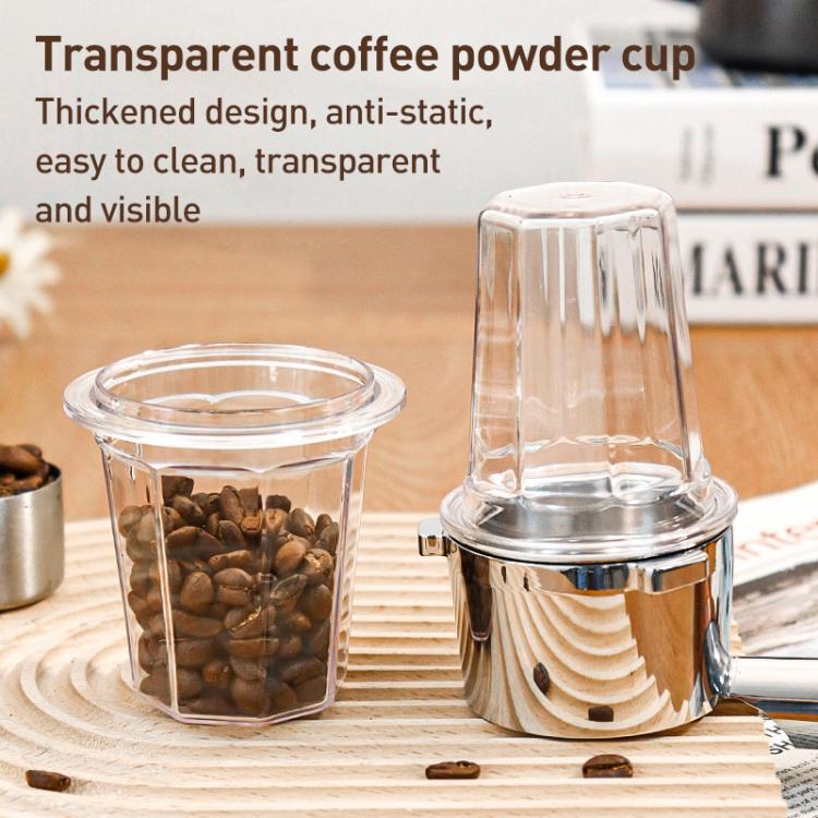 58mm Thickened PC Dosing Cup for Coffee Grinder(Transparent) - Coffee Machine Parts by buy2fix | Online Shopping UK | buy2fix