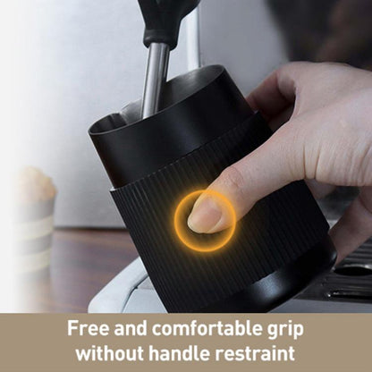 420ml Stainless Steel Latte Art Cup Oblique Mouth Anti-scalding Coffee Milk Foaming Cylinder with Scale(Black) - Coffee Machine Parts by buy2fix | Online Shopping UK | buy2fix