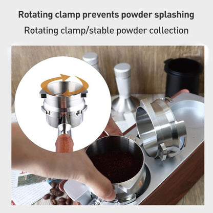 54mm Coffee Dosing Funnel Ring Stainless Steel Coffee Powder Dispenser for Breville 8 Series(Silver) - Coffee Machine Parts by buy2fix | Online Shopping UK | buy2fix