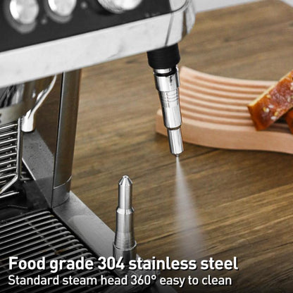 For Delonghi Coffee Machine A3 Snap-on Nozzle Stainless Steel Steam Wand Nozzle(Silver) - Coffee Machine Parts by buy2fix | Online Shopping UK | buy2fix