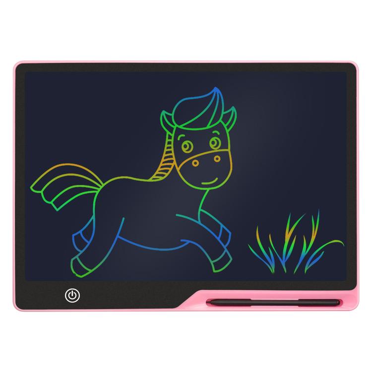 16 inch Rechargeable Children Drawing Board LCD Writing Tablet, Style:Pink / Color Writing -  by buy2fix | Online Shopping UK | buy2fix