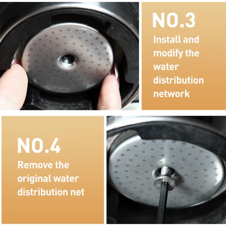 Stainless Steel Shower Screen Espresso Extraction Filter Mesh for Breville 8 Series(Silver) - Coffee Machine Parts by buy2fix | Online Shopping UK | buy2fix