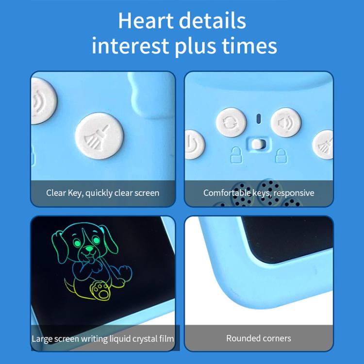 8.5 inch Children Early Education Drawing Board Card English Audiobooks, Style:Blue / 255 Cards -  by buy2fix | Online Shopping UK | buy2fix