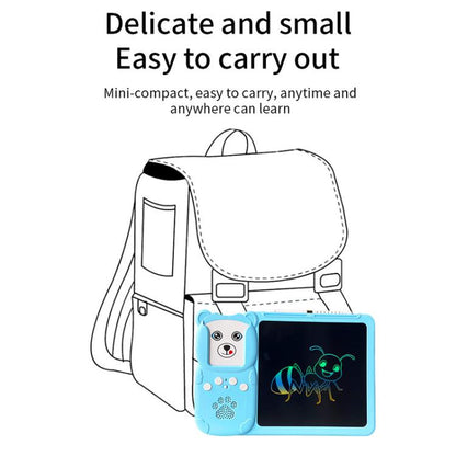 8.5 inch Children Early Education Drawing Board Card English Audiobooks, Style:Blue / 112 Cards -  by buy2fix | Online Shopping UK | buy2fix