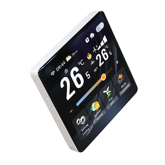 BHT-2005GA Water Heating 4 inch Screen Smart Thermostat(White) - Thermostat & Thermometer by buy2fix | Online Shopping UK | buy2fix