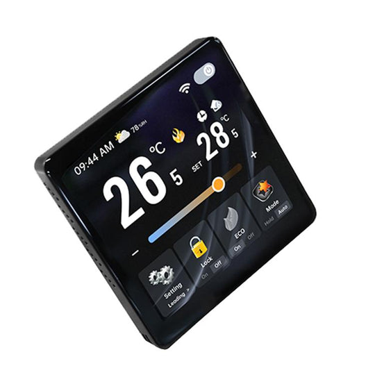 BHT-2005GB Electric Heating 4 inch Screen Smart Thermostat(Black)