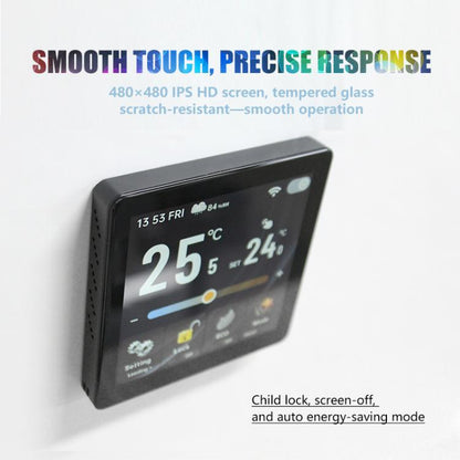 BHT-2005GALW Water Heating WiFi 4 inch Screen Smart Thermostat(Black) - Thermostat & Thermometer by buy2fix | Online Shopping UK | buy2fix