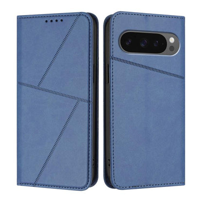 For Google Pixel 10 Pro XL Strong Magnetic Frosted Flip Leather Phone Case(Royal Blue) - Google Cases by buy2fix | Online Shopping UK | buy2fix