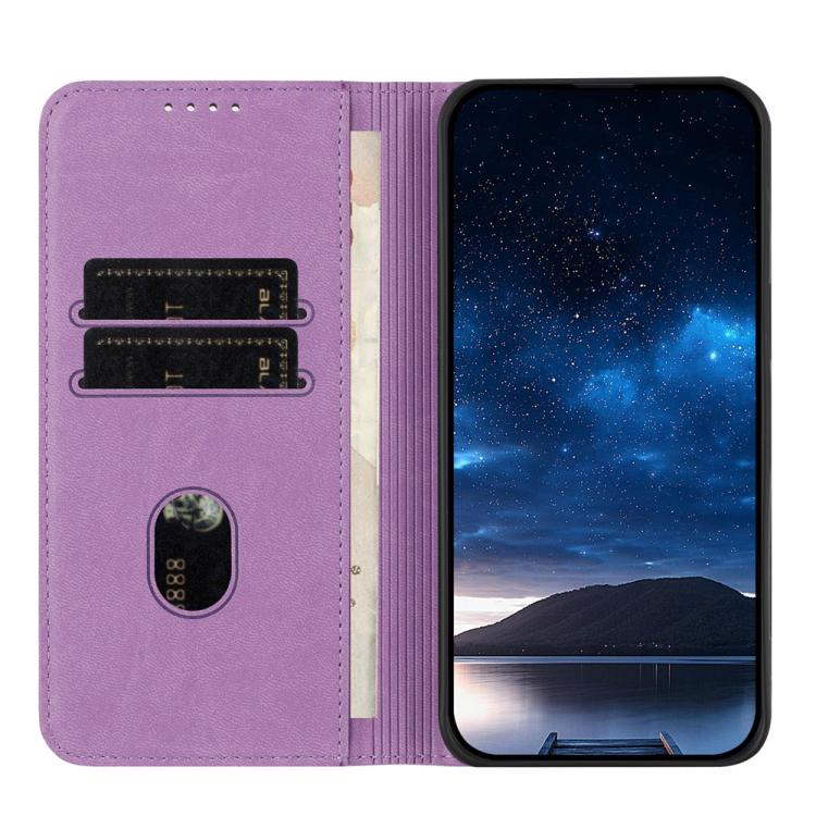 For Google Pixel 10 Pro XL Strong Magnetic Frosted Flip Leather Phone Case(Light Purple) - Google Cases by buy2fix | Online Shopping UK | buy2fix