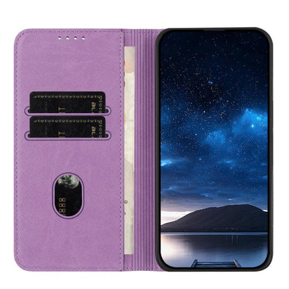 For Google Pixel 10 Pro XL Strong Magnetic Frosted Flip Leather Phone Case(Light Purple) - Google Cases by buy2fix | Online Shopping UK | buy2fix