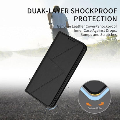 For Google Pixel 10 Pro XL Strong Magnetic Frosted Flip Leather Phone Case(Black) - Google Cases by buy2fix | Online Shopping UK | buy2fix