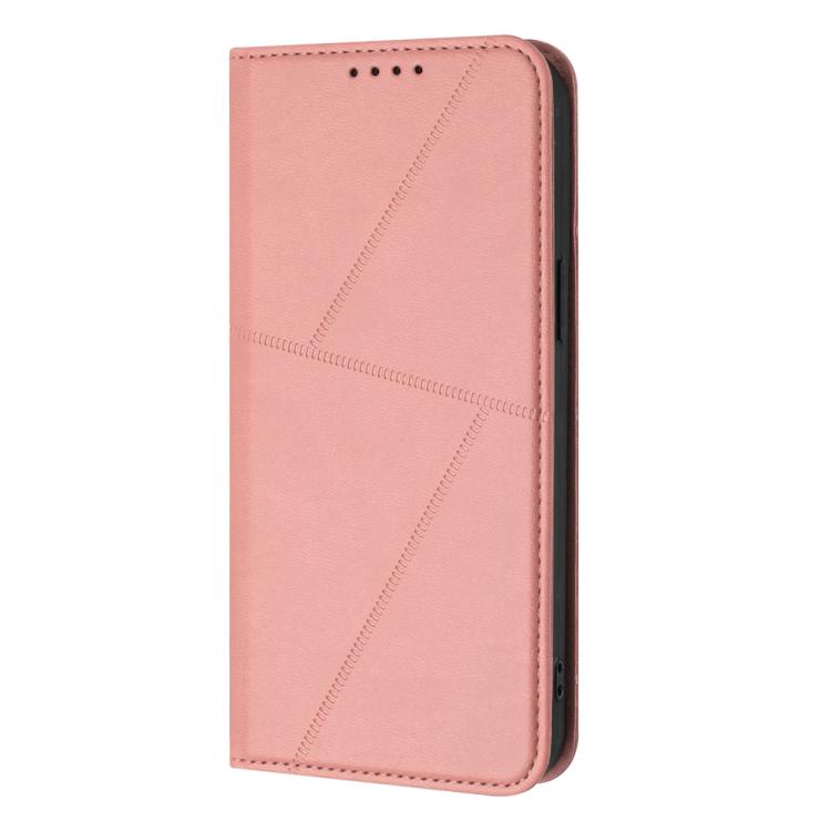 For Google Pixel 10 Pro XL Strong Magnetic Frosted Flip Leather Phone Case(Pink) - Google Cases by buy2fix | Online Shopping UK | buy2fix