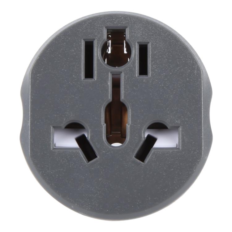 WN-18 German EU Plug Global Travel Adapter Socket(Black White) - Plug Adaptor by buy2fix | Online Shopping UK | buy2fix