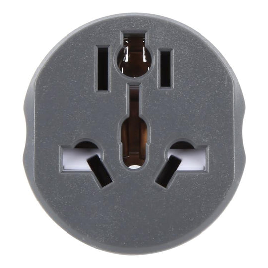 WN-18 German EU Plug Global Travel Adapter Socket(Black White)