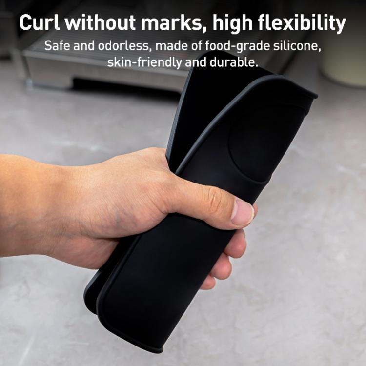 Silicone Coffee Pad Press Tool Espresso Tamper Mat Roud Pad(Black) - Coffee Machine Parts by buy2fix | Online Shopping UK | buy2fix