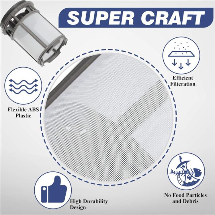 Dishwasher Pump Filter Cup for Whirlpool Kenmore W10872845(Grey) - Dishwasher Parts by buy2fix | Online Shopping UK | buy2fix