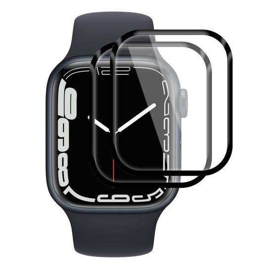 For Apple Watch Series 9 / 8 / 7 45mm 2pcs xDfind Curved 3D Composite Material Soft Film Screen Protector