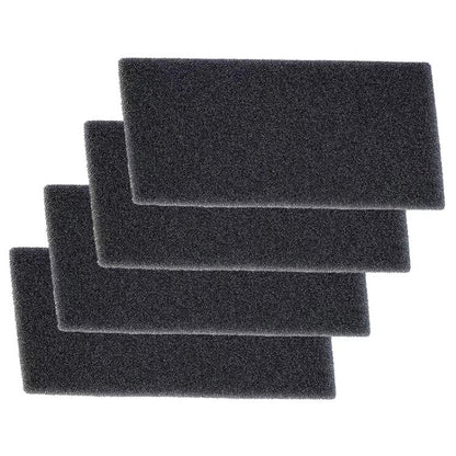 4pcs Dryer Filter Sponge Filter For Bauknecht Whirlpool HX 481010354757(Black) - Washing Machine Parts by buy2fix | Online Shopping UK | buy2fix