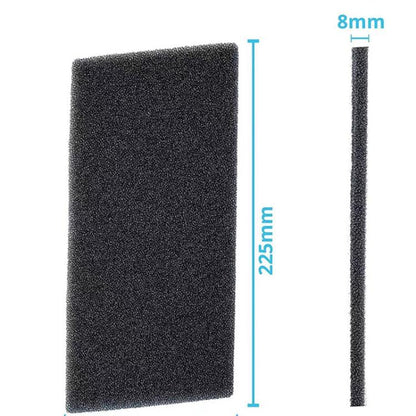 4pcs Dryer Filter Sponge Filter For Bauknecht Whirlpool HX 481010354757(Black) - Washing Machine Parts by buy2fix | Online Shopping UK | buy2fix