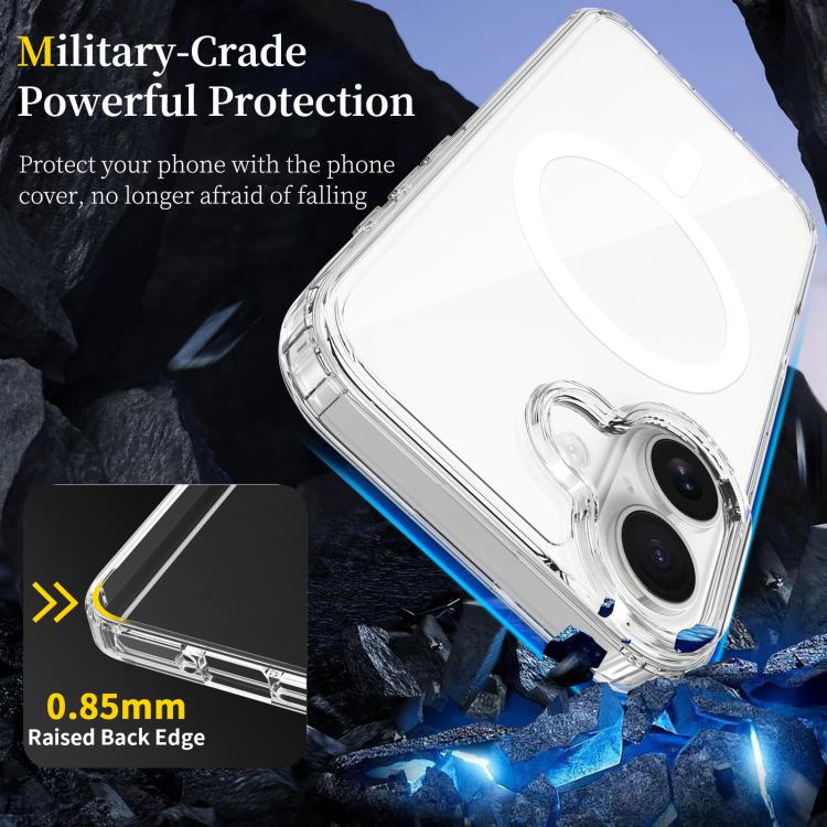 For iPhone 17 Scratchproof PC Hybrid TPU Magsafe Phone Case(Transparent) - iPhone 17 Cases by buy2fix | Online Shopping UK | buy2fix