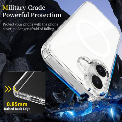 For iPhone 17 Scratchproof PC Hybrid TPU Magsafe Phone Case(Transparent) - iPhone 17 Cases by buy2fix | Online Shopping UK | buy2fix